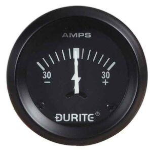 Ammeter Illuminated 52mm 30-0-30 amp Bx1
