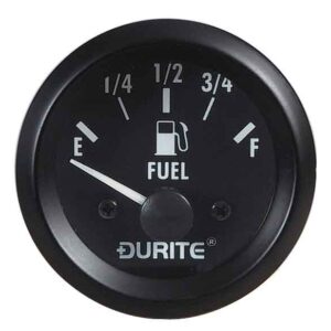 Fuel Gauge Illuminated with Sender 52mm 12 volt Bx1
