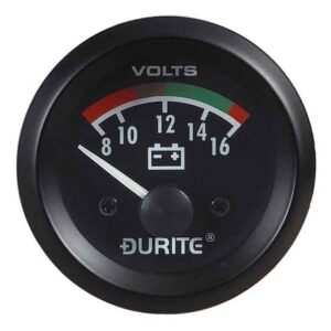 Voltmeter Illuminated 52mm 12 volt Bx1