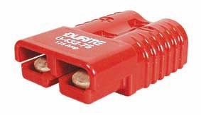 0-432-75 Connector 2 Pole High Current Red 175 amp