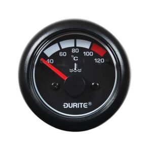 Water Temp Marine with Sender LED illuminated 52mm 12/24 volt Bx1