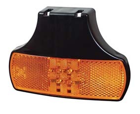 Lamp Side Marker Amber LED 12-24 volt Bg1