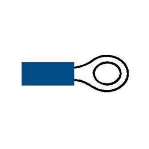 Blue Pre-Insulated Ring Terminals - 5.30mm Pack of 100
