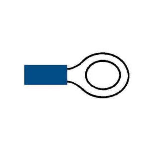 Blue Pre-Insulated Ring Terminals - 8.4mm Pack of 100