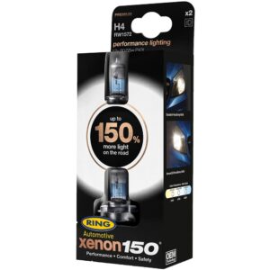 RW1572 12v H4 Xenon150 Brighter Headlamp Twin Pack