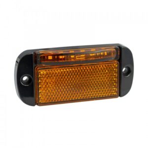 LED Brand 44 series 'Low Profile' LED Amber Side Marker / Side Indicator Lamp  12v/24v