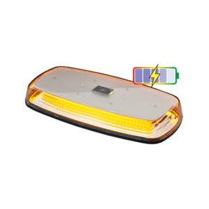 LAP Brand 'Mini' Rechargeable LED Amber Flashing Beacon Bar   R65/R10 Approved