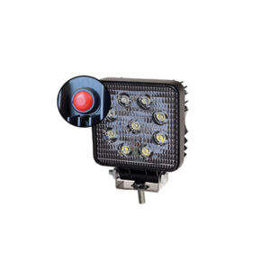 LAP Brand 27w LED Square Work Lamp with built-in On/Off Switch 10-30V