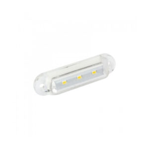 LED Brand  'Compact' White Front LED Marker Lamp 12V