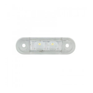 LED Brand 7922 series 'White' Front LED Marker Lamp 12v/24v