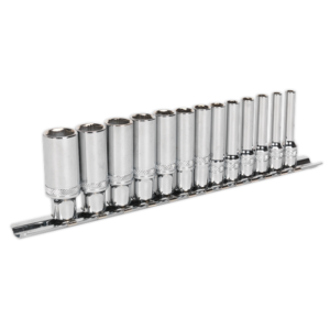 Sealey AK2747 13pc 1/4"Sq Drive Deep Lock-On™ Socket Set
