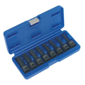 Sealey AK5604 8pc 1/2"Sq Drive Impact Spline Socket Bit Set