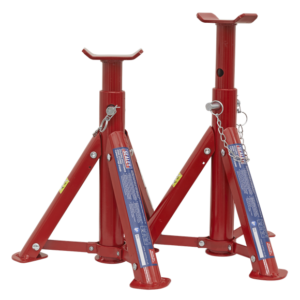 Sealey AS2000F Folding Axle Stands (Pair) 2 Tonne Capacity per Stand