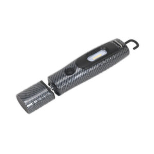 SEALEY LED3602CF Carbon Fibre Effect 360° 7 SMD LED & 3W SMD LED Rechargeable Inspection Light