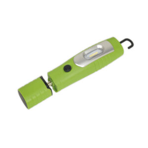 SEALEY LED3602G Green 360° 7 SMD LED & 3W SMD LED Rechargeable Inspection Light