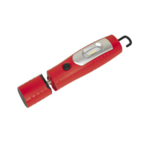 SEALEY LED3602R Red 360° 7 SMD LED & 3W SMD LED Rechargeable Inspection Light