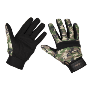 Sealey MG795L Mechanic's Gloves Padded Palm Camo - Large Pair