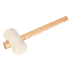 Sealey RMW16 1lb Rubber Mallet - White