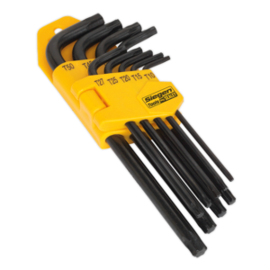 Sealey S01095 9pc Long TRX-Star* Key Set