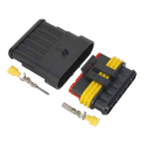 6-Way Superseal Male and Female Connector