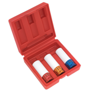 Sealey SX031 3pc 1/2"Sq Drive Alloy Wheel Impact Socket Set