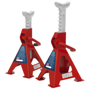 Sealey VS2002 Ratchet Type Axle Stands (Pair) 2 Tonne Capacity per Stand