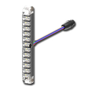 Redtronic Inifnity NV6 Tri Colour (Amber/White/Blue) LED Directional Warning Module R65 Approved