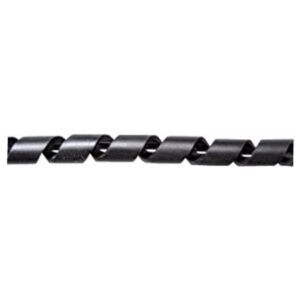 Black Polyethylene Cable Spiral Binding Protective Wrap 20-130mm 25M Length