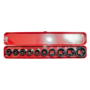 Jefferson JEFISOC12-03 10 Piece 1/2'' Metric Impact Socket Set